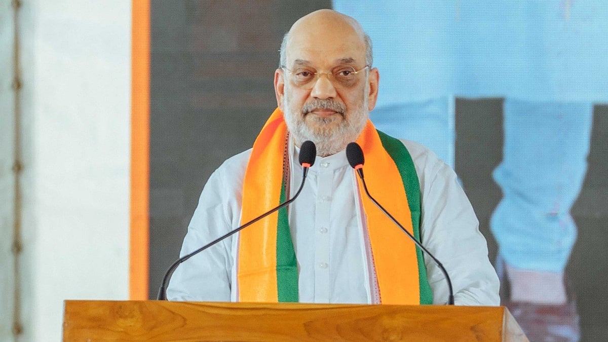 Amit Shah arrives for a 2-day visit to Tamil Nadu and Puducherry