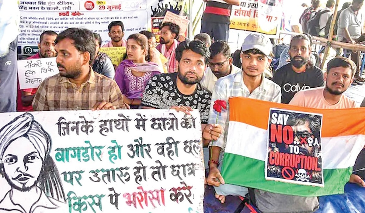 Jharkhand student protest continues: 6th round of talks with the government fails