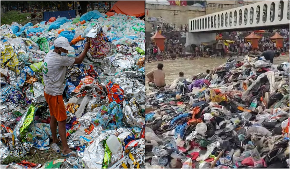 After the Kanwar Yatra in Uttarakhand, Haridwar, the sacred land, turned into a garbage heap