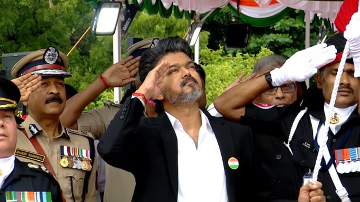 80th Independence Day: Chief Minister Vijay hoisted the national flag at Chennai Fort St. George ramparts