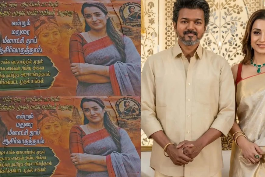 Which is the first Trisha association recognized by the Tamil Nadu government? ..... Posters that sparked controversy....!