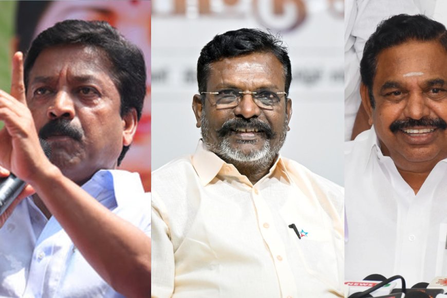 Who said that Thirumavalavan should be made Chief Minister? C.V. Shanmugam reveals the secret..!