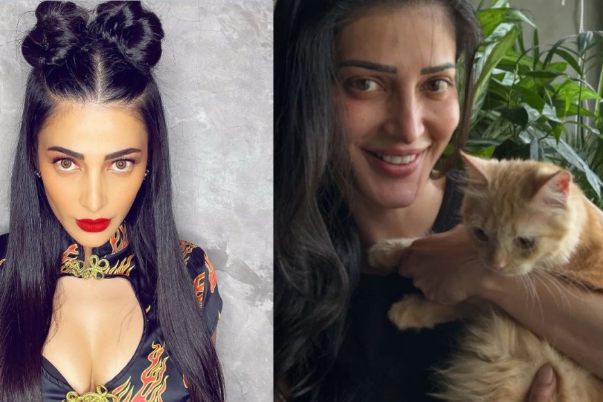 The trouble caused by the cat... Shruti’s face swollen up..!