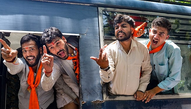 Jharkhand protest: 110 people from a Hindu organization arrested!