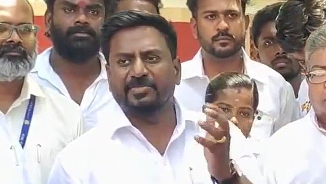DMK members attacking people; if they disturb public peace...! Rajmohan warns