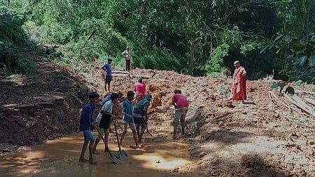 Flooding and landslides due to heavy rain in Sri Lanka