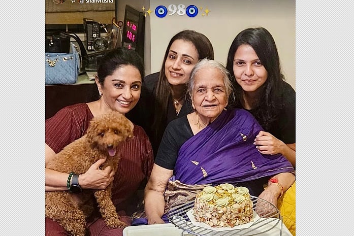 Another birthday celebration at Trisha’s house! Those same blue eyes! For whom?