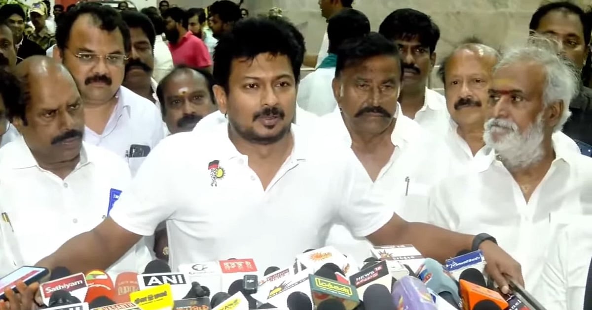 ‘My parents did not raise me like that; this is a shameless government!' – Udhayanidhi erupts in Tiruchi!