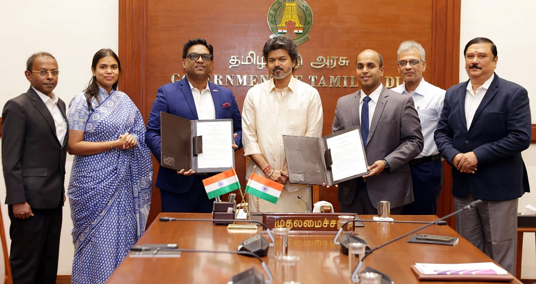 Global Capability Center in Chennai! Memorandum of Understanding signed in the presence of Chief Minister Vijay!