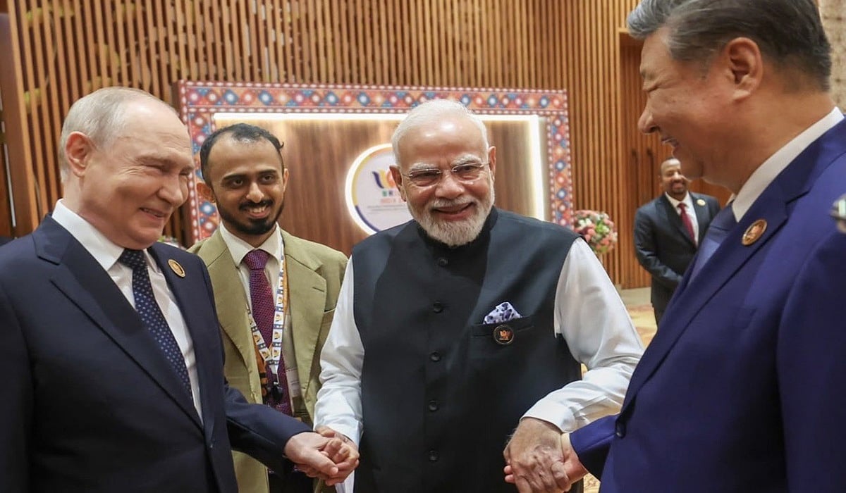Modi, Jinping, Putin reunite: 3rd meeting in 3 years