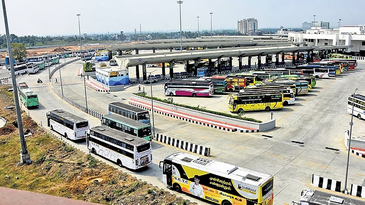 “Buses were operated on time at the Kilambakkam bus terminus”