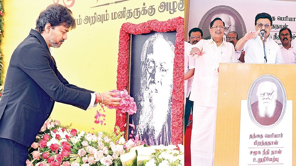 Periyar's 148th birth anniversary: Chief Minister Vijay, Stalin, leaders pay tribute