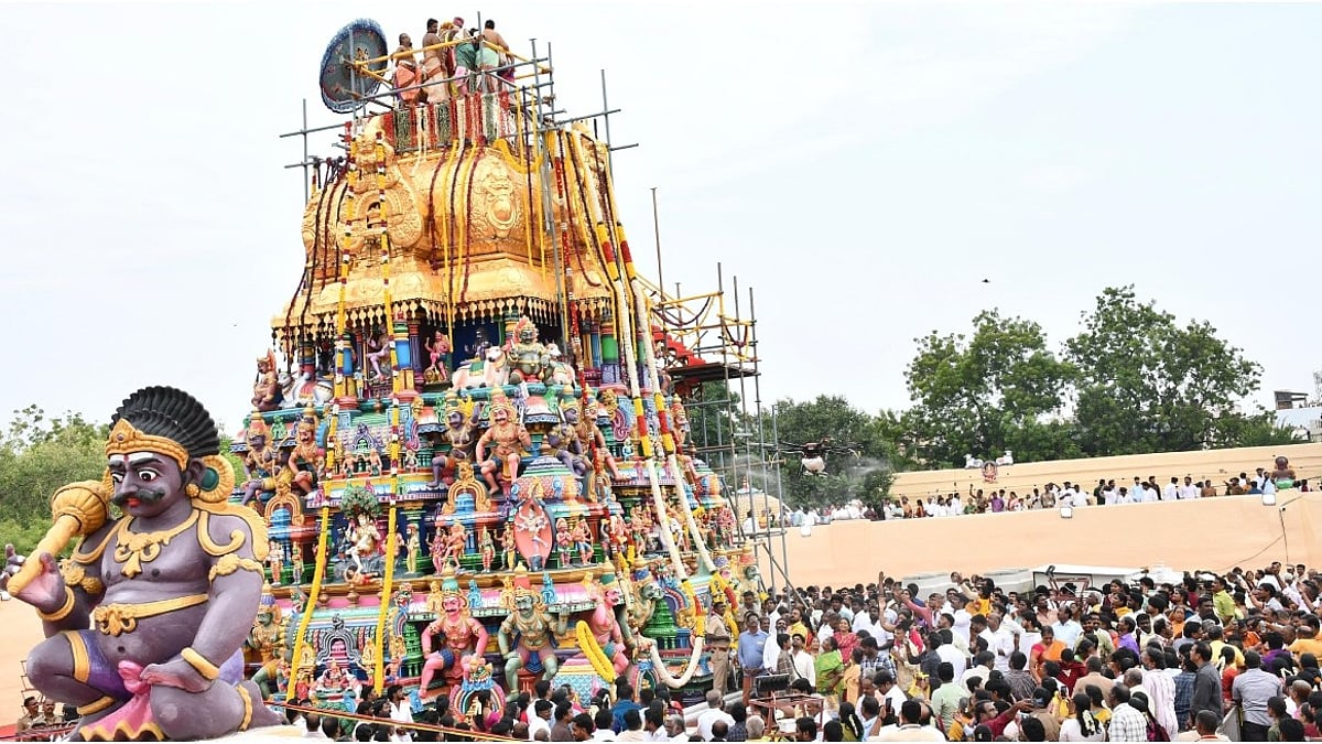Permission denied to witness the consecration ceremony: Devotees furious with Minister Nirmal Kumar in Madurai