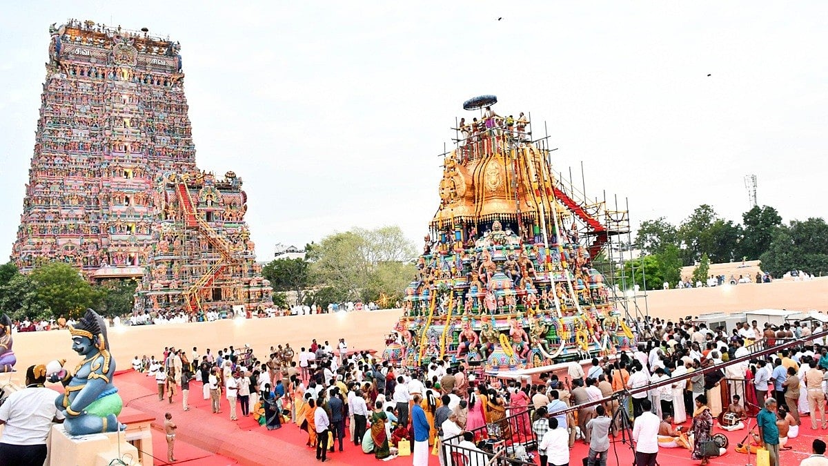 The grand consecration ceremony of the Madurai Meenakshi Amman Temple held after 17 years