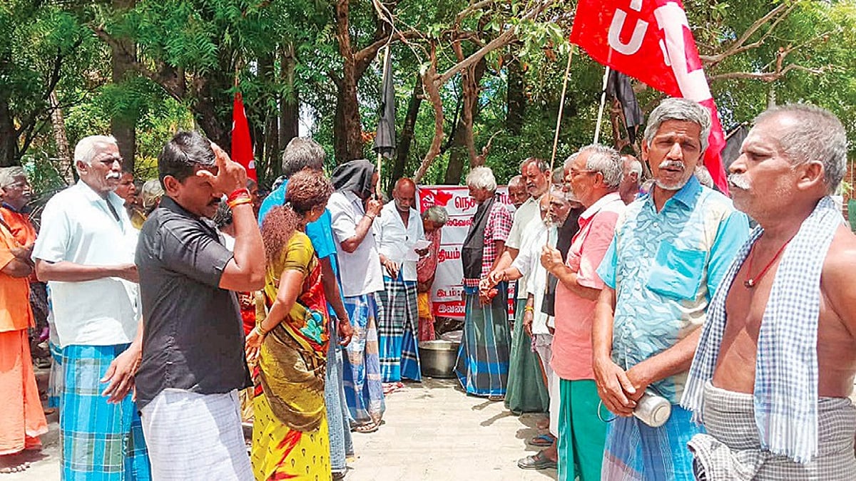 Weavers’ protest intensifies in Virudhunagar district - political parties extend support