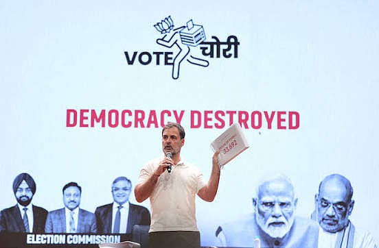 BJP, RSS, and the Election Commission together committing treason! Rahul criticizes