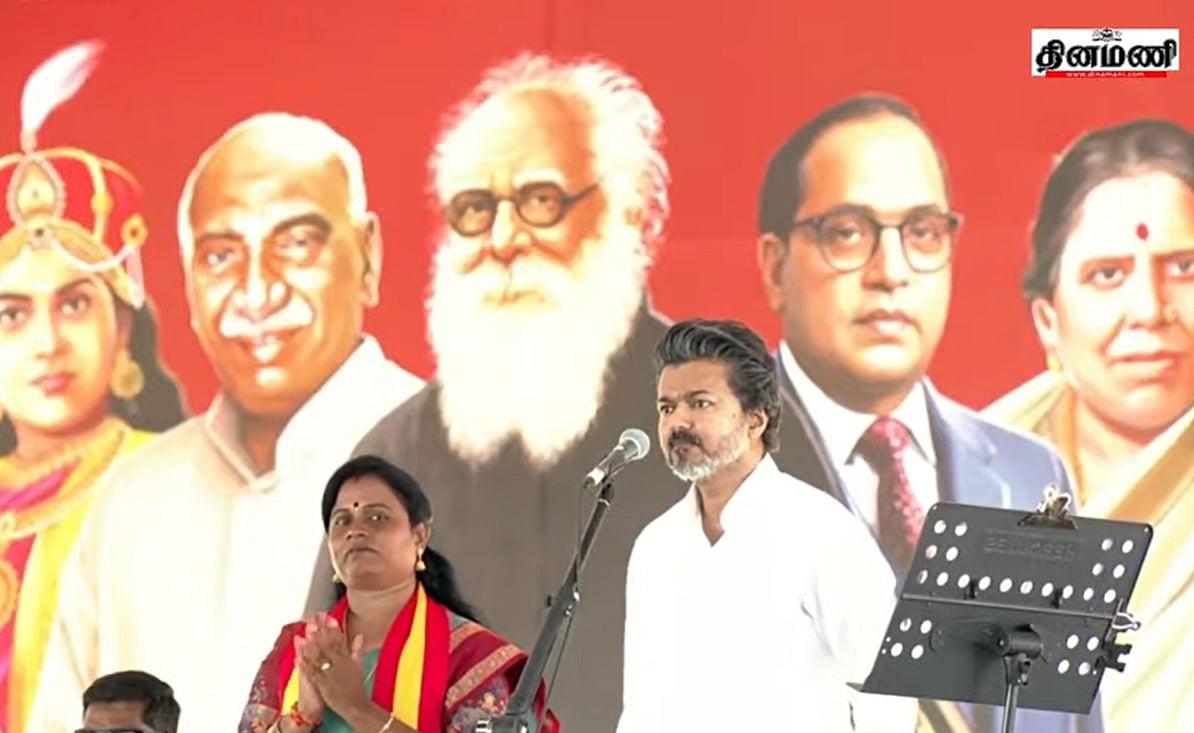 BJP is the name for DMK in Tamil Nadu! Chief Minister Vijay's speech in Madurantakam