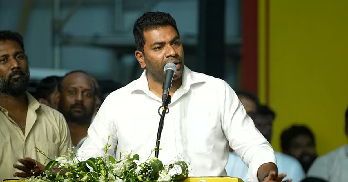 “AIADMK is being controlled by Edappadi Palaniswami’s son Mithun” – Minister Aadhav Arjuna