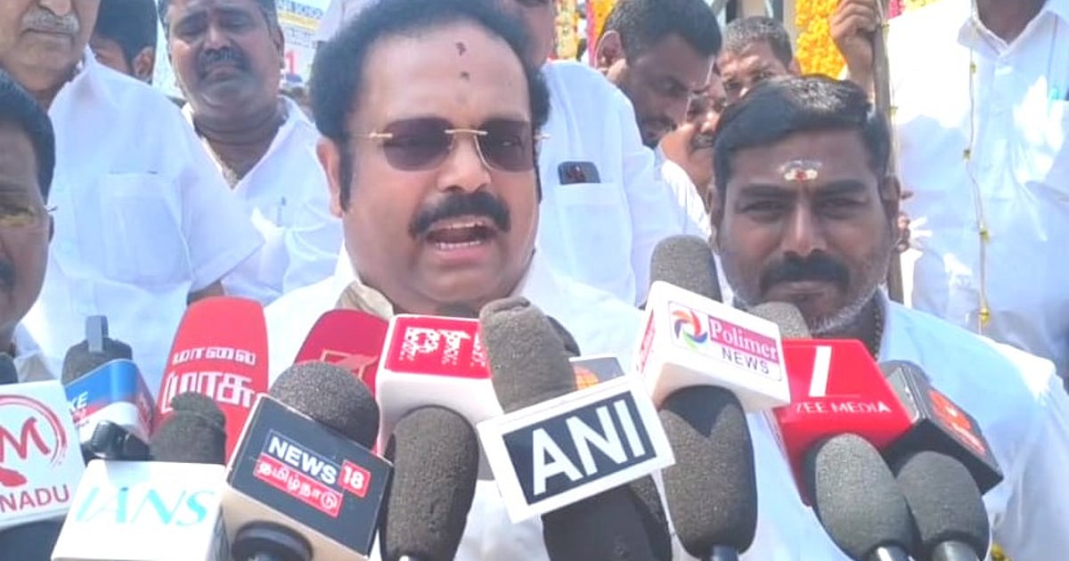 “Time-pass activity; a filthy administration” – MP Kathir Anand lashes out at Chief Minister Vijay