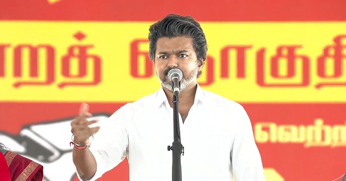 "I even tolerated it when they spoke ill of the mother who gave birth to me, but..!"- Vijay sharply criticized the DMK