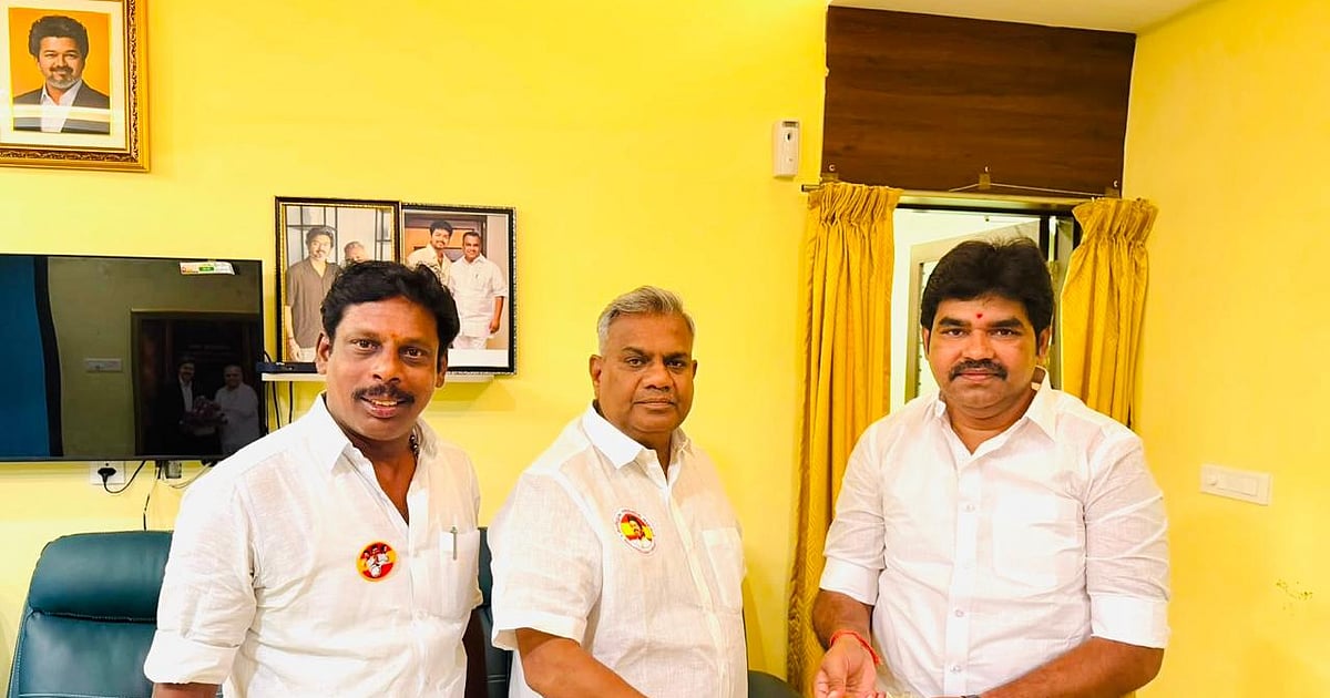 “Let both of you work together” - N. Anand congratulated; the Thanjavur AIADMK figure in TVK