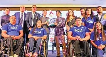 Allegations of irregularities in the selection for the Asian Para Games: Protest at the minister's event