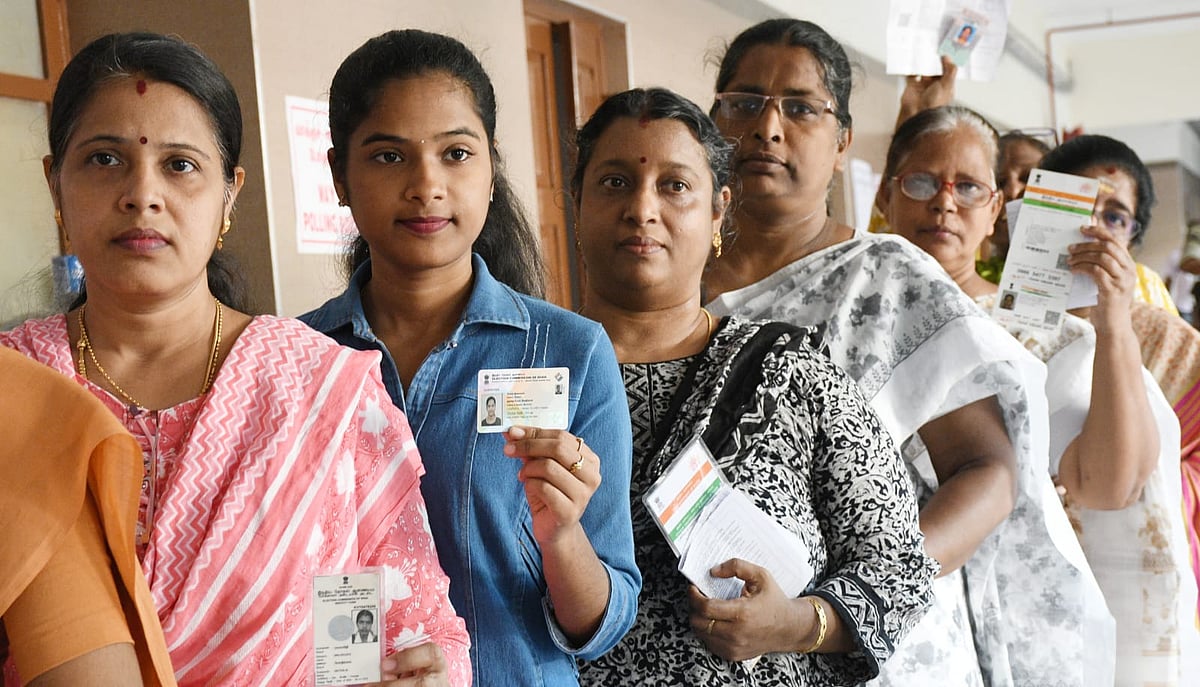 As of 9 AM: voter turnout is 15.99% in Madurantakam and 17.55% in Dharapuram