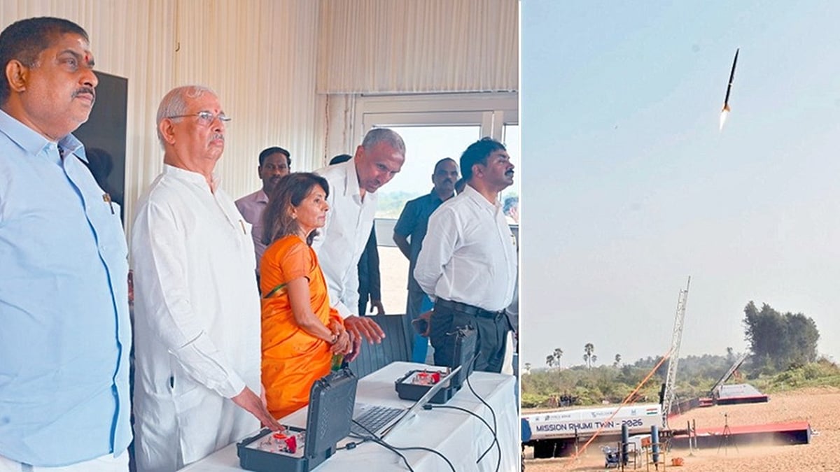 ‘Rumi Twin’ project near Mamallapuram: a rocket was successfully launched into space