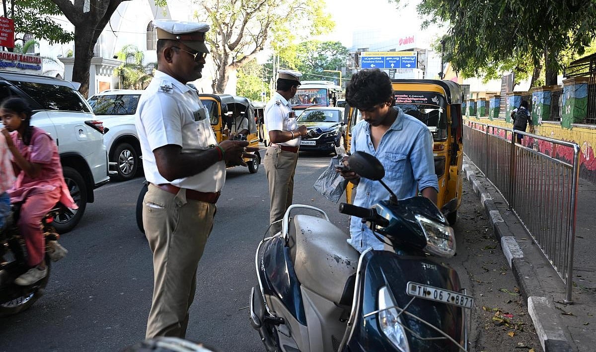 ‘Strict Action Day’ in Chennai today to prevent traffic violations - if caught, a case will be registered immediately