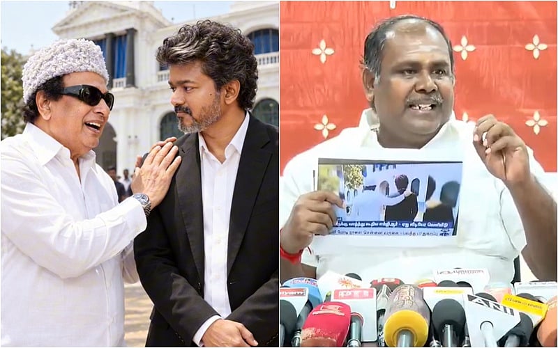 What is the connection between MGR and Vijay? R.P. Udhayakumar asks!