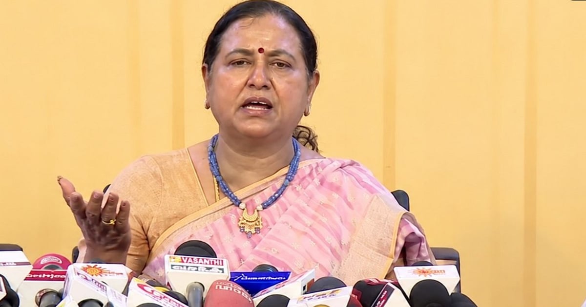 “Adhav Arjuna should not speak whatever comes to his mouth..!” – Premalatha Vijayakant