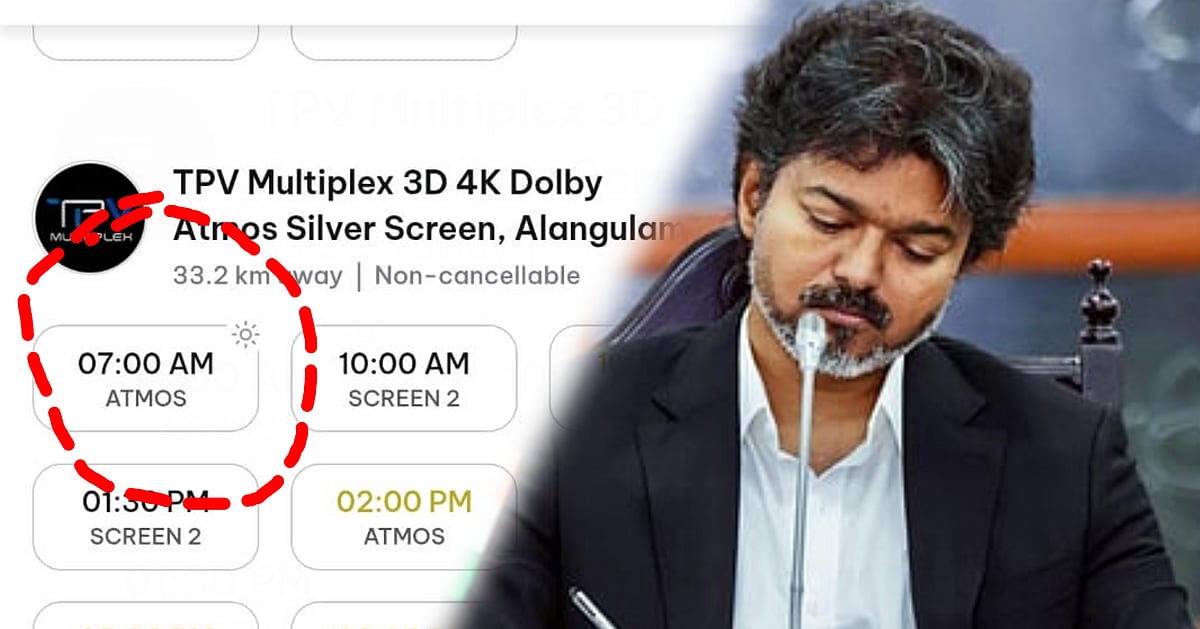 'Early-morning shows without permission; theaters violating the rules!' – Is the TVK government turning a blind eye?