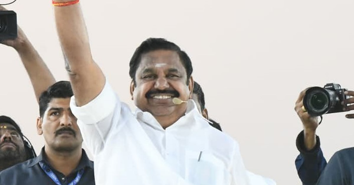 "Women, girls… if TVK members come offering help, approach the police!" - Edappadi Palaniswami