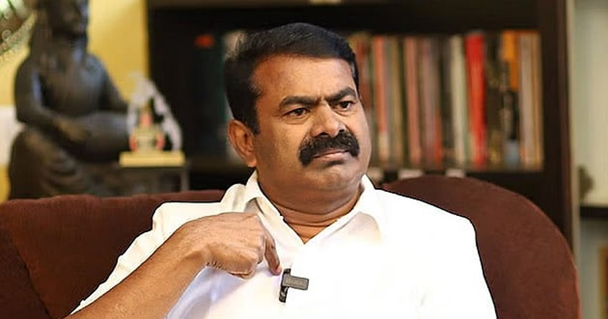 `They’re calling it a zero party... I’m entering the fray as a common candidate in Ambasamudram!' - Seeman`